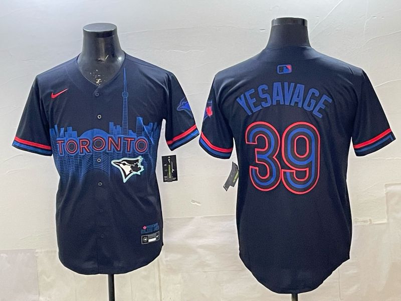 Men 2025 Toronto Blue Jays #39 Yesavage blue Game Nike MLB Jersey style 051->->